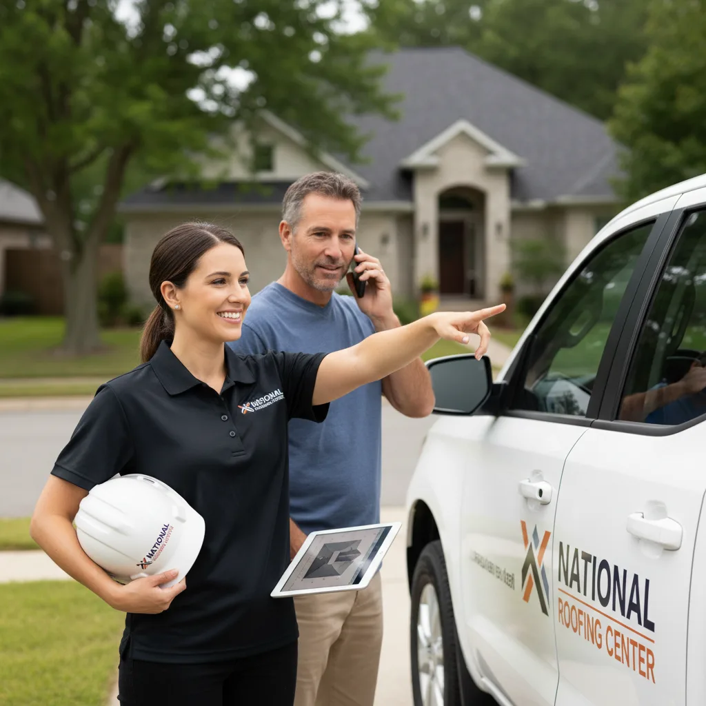 National Roofing Center customer support in Justin